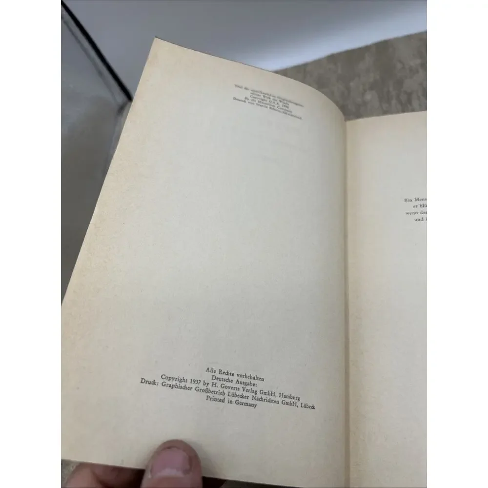 Vom Winde Verweht Gone With The Wind Margaret Mitchell 1937 1st German Edition